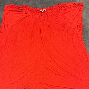 LOFT Vibrant Red Blouse